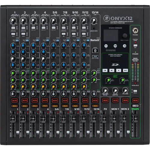 Mackie Onyx12 12-channel Analog Mixer with Multi-Track USB - Image 2