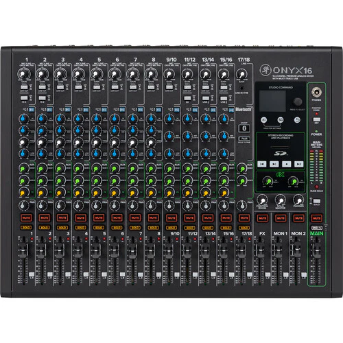 Mackie Onyx16 16-channel Analog Mixer with Multitrack USB - Image 2