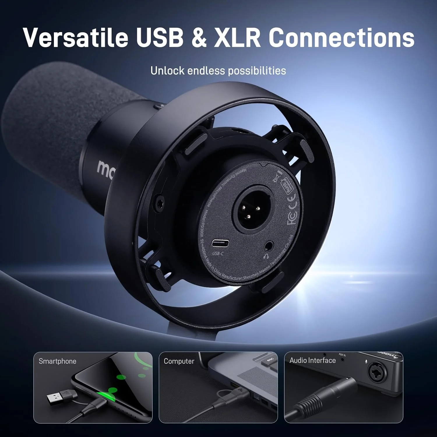 MAONO PD300X USB/XLR Dynamic Microphone - Image 3