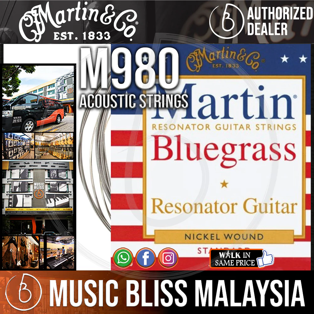 Martin M980 Resonator Strings - Light