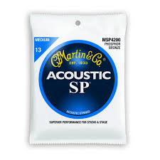 Martin MSP4200 Acoustic Guitar Strings Phosphor, Medium, 92/8 013-056 - Image 2