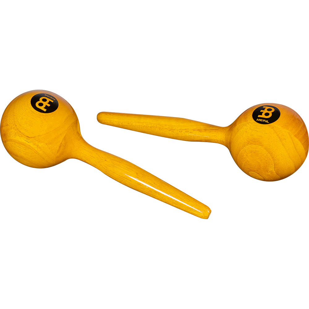 Meinl MWM2AM Wood Maracas, Round, Amber - Image 3