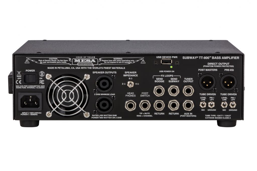 Mesa Boogie Subway TT-800 Lightweight 800-watt Bass Head - Image 2