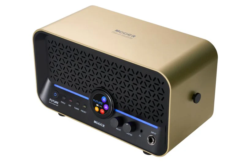Mooer F15i Li Future 15 Intelligent Amplifier - Imperial Gold - Image 4