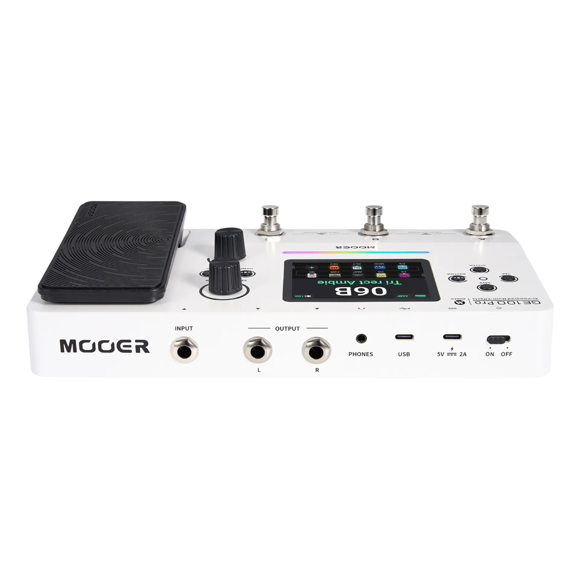 Mooer GE100Pro AI Intelligent Multi-Effects Pedal - Image 6