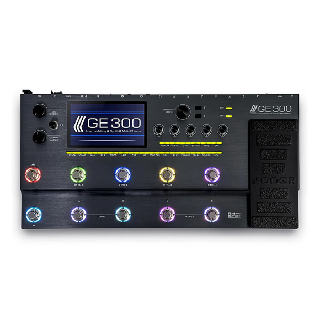 Mooer GE300 Amp Modelling Processor Synth Pedal Guitar Multi Effects - Image 7