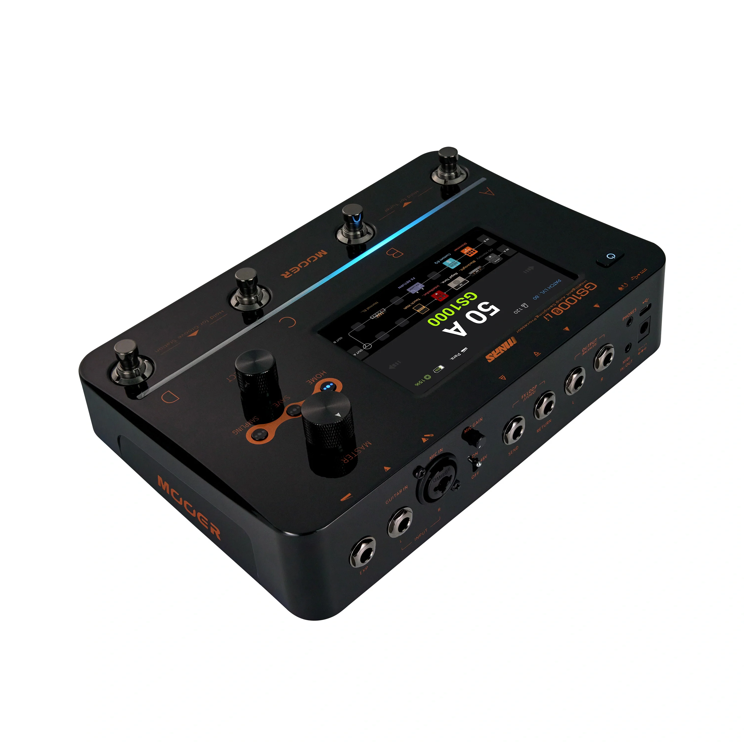 Mooer GS1000 Li Multi Effects with Amp Profiling & Built-In Lithium Battery - Image 3