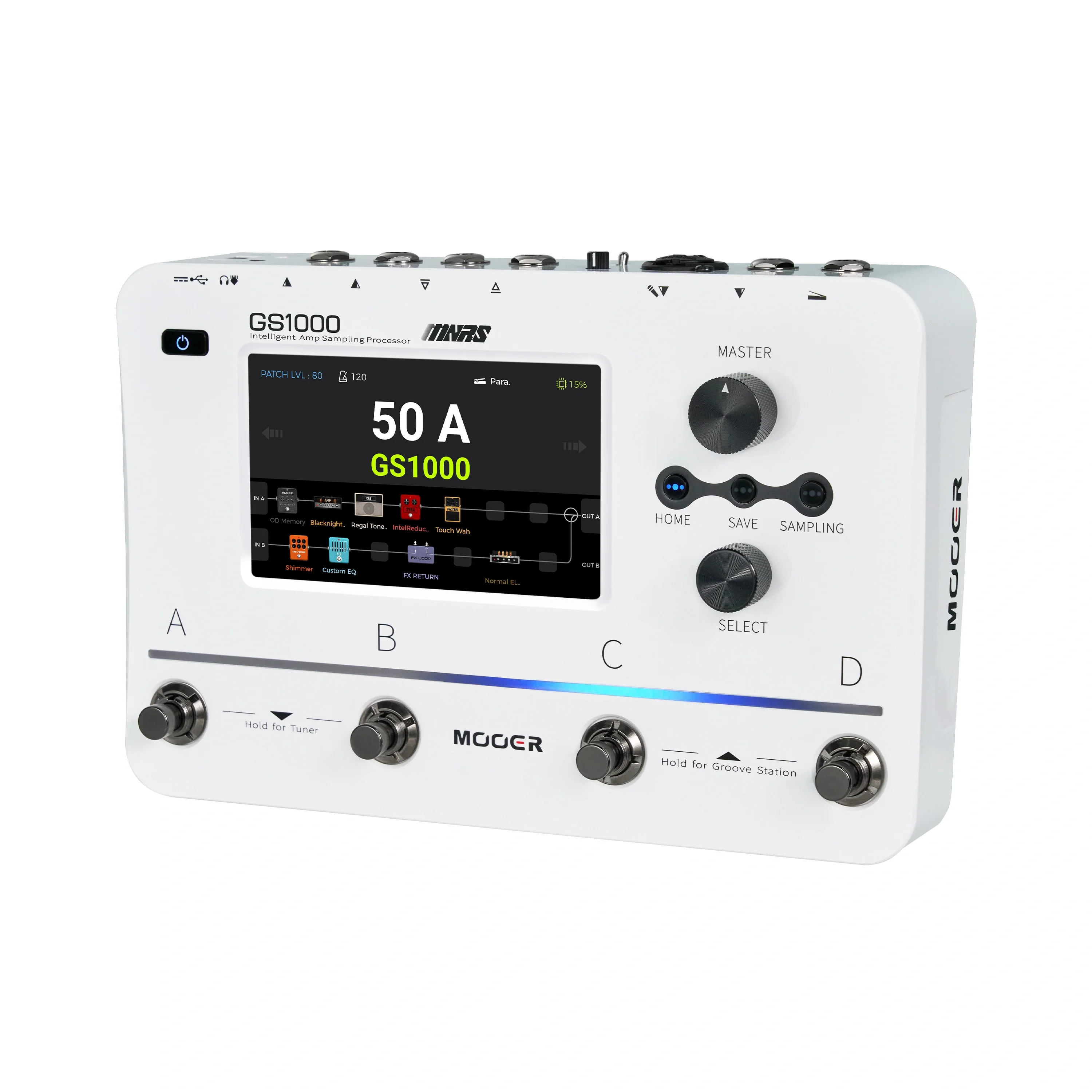 Mooer GS1000 Multi Effects with Amp Profiling - Image 2