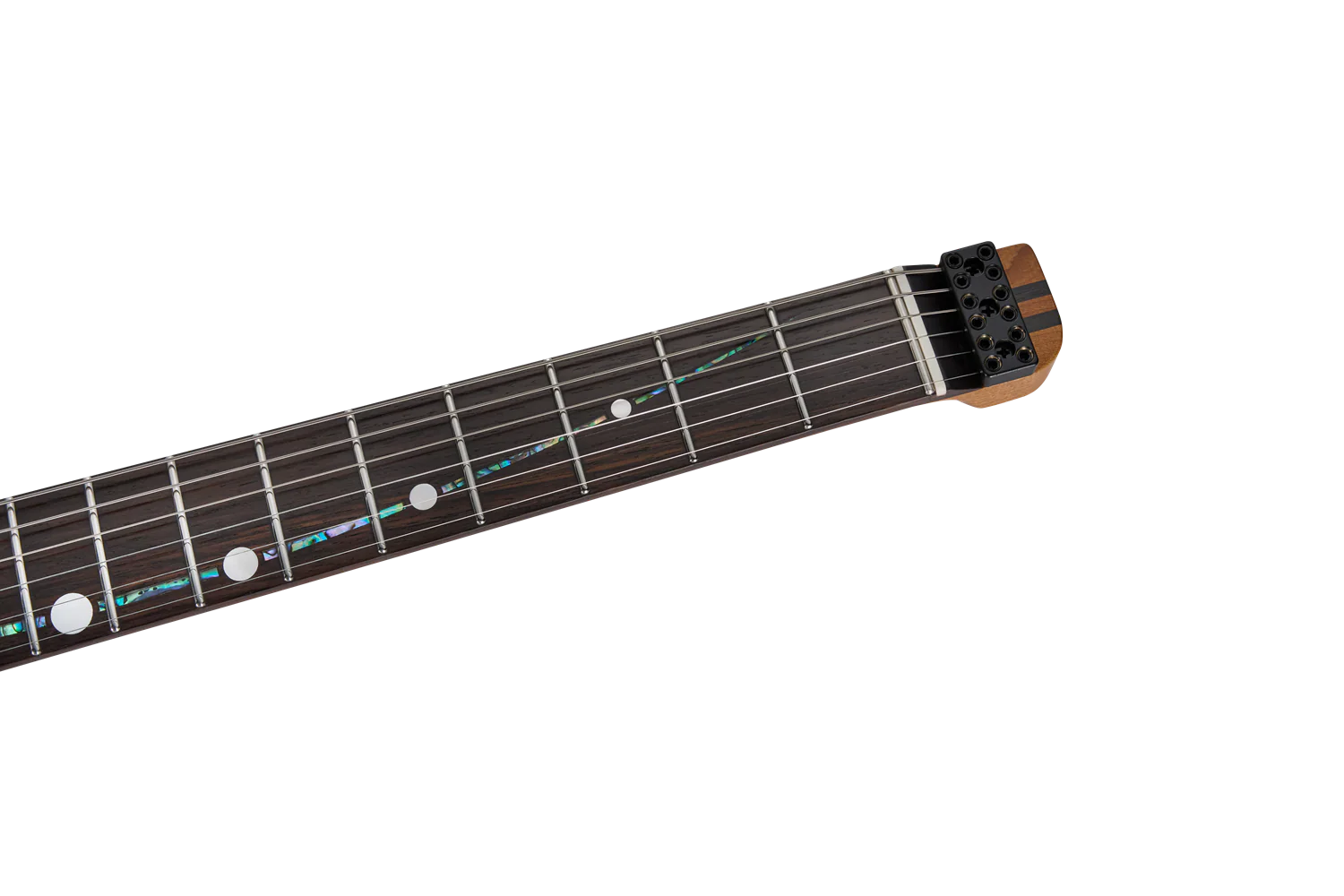 Mooer MHL100 Headless Electric Guitar - Green Gradient - Image 7