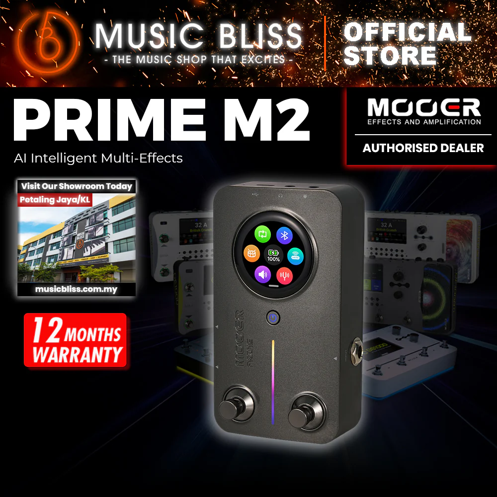 Mooer Prime M2 Intelligent Multi-Effects - Black