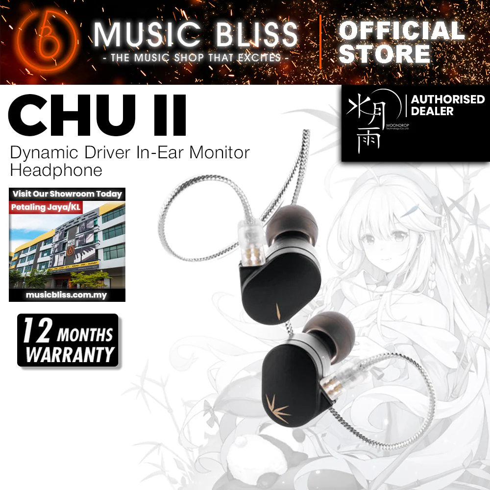 Moondrop CHU II Dynamic Driver In-Ear Monitor Headphone