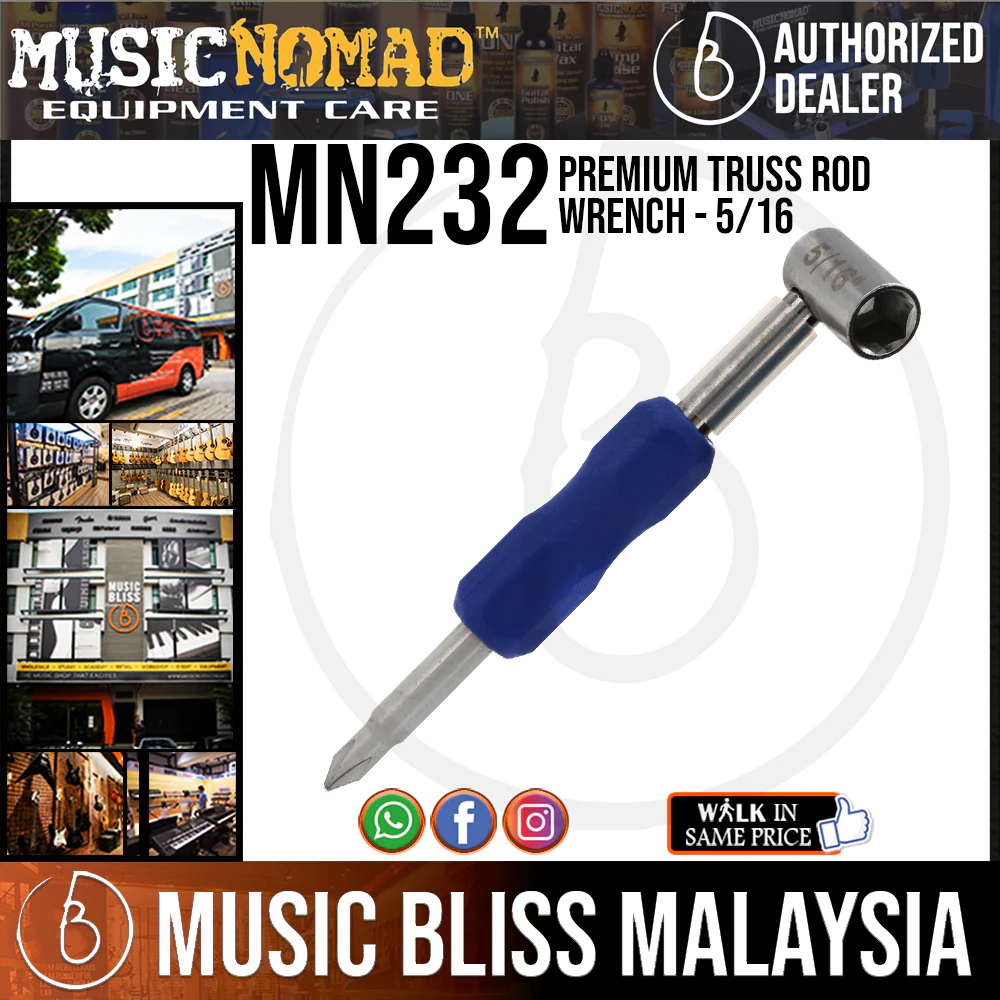 Music Nomad MN232 Premium Truss Rod Wrench - 5/16