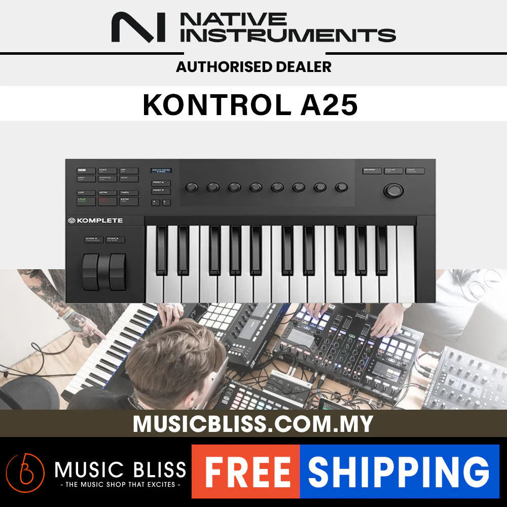 Native Instruments Komplete Kontrol A25 25-key MIDI Controller Keyboard