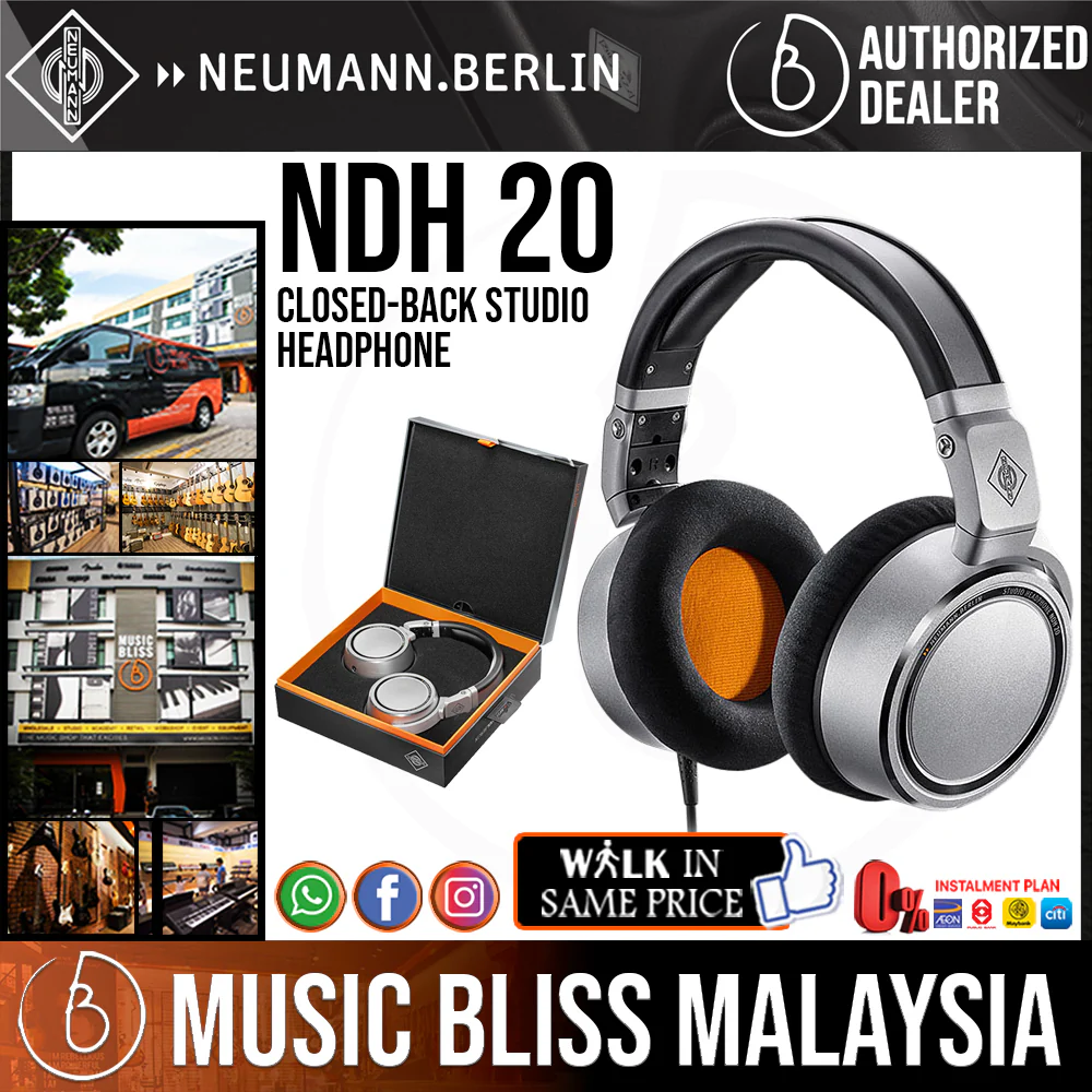 Neumann NDH 20 Closed-back Studio Headphones - Silver