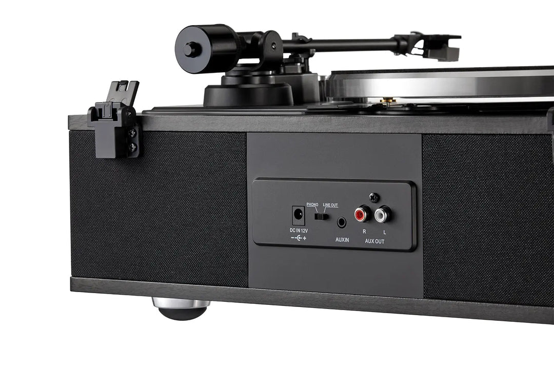Angels Horn H019 Hi-Fi Bluetooth Turntable with Built-in Speakers (Black) AT3600L Catridge, Best Value Buy Beginner Turntable Vinyl Record Player with built-in speakers - Image 6