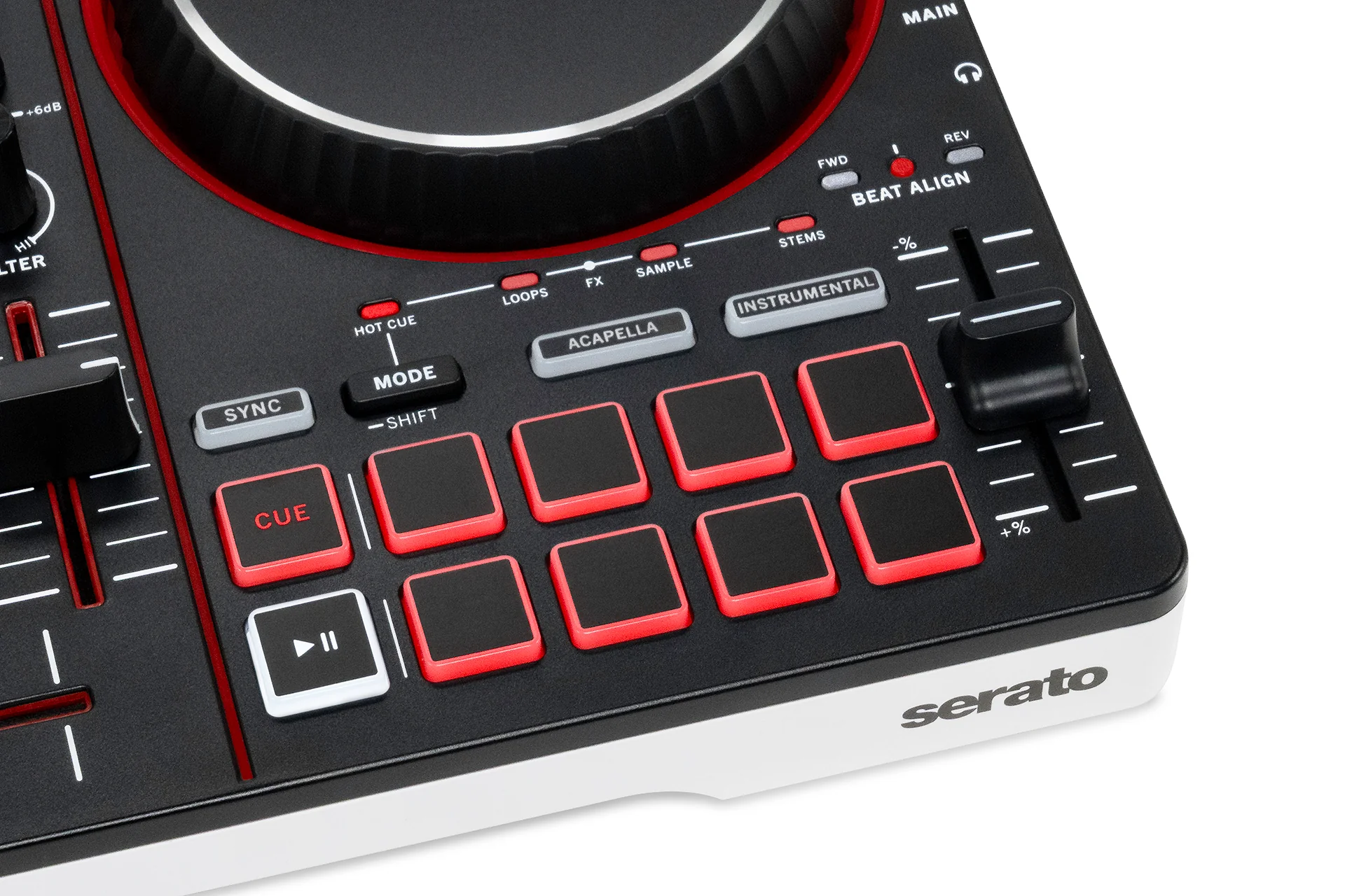 Numark Party Mix III DJ Controller with Built-In LED Light Show, Bluetooth MIDI & Serato DJ Support - Image 6