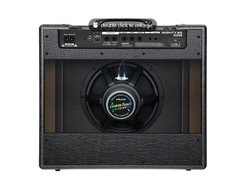 NUX Mighty 60 MKII 60-watt Modelling Guitar Amplifier - Image 3