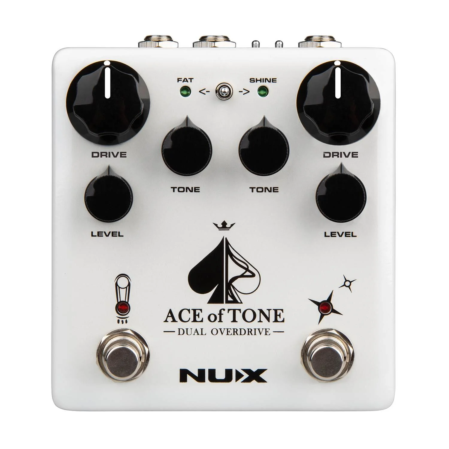 NUX NDO5 Ace of Tone Dual Overdrive Effects Pedal - Image 2