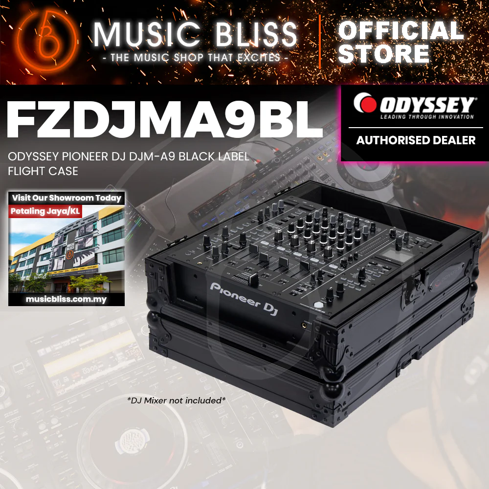 ODYSSEY FZDJMA9BL Pioneer DJ DJM-A9 Black Label Flight Case