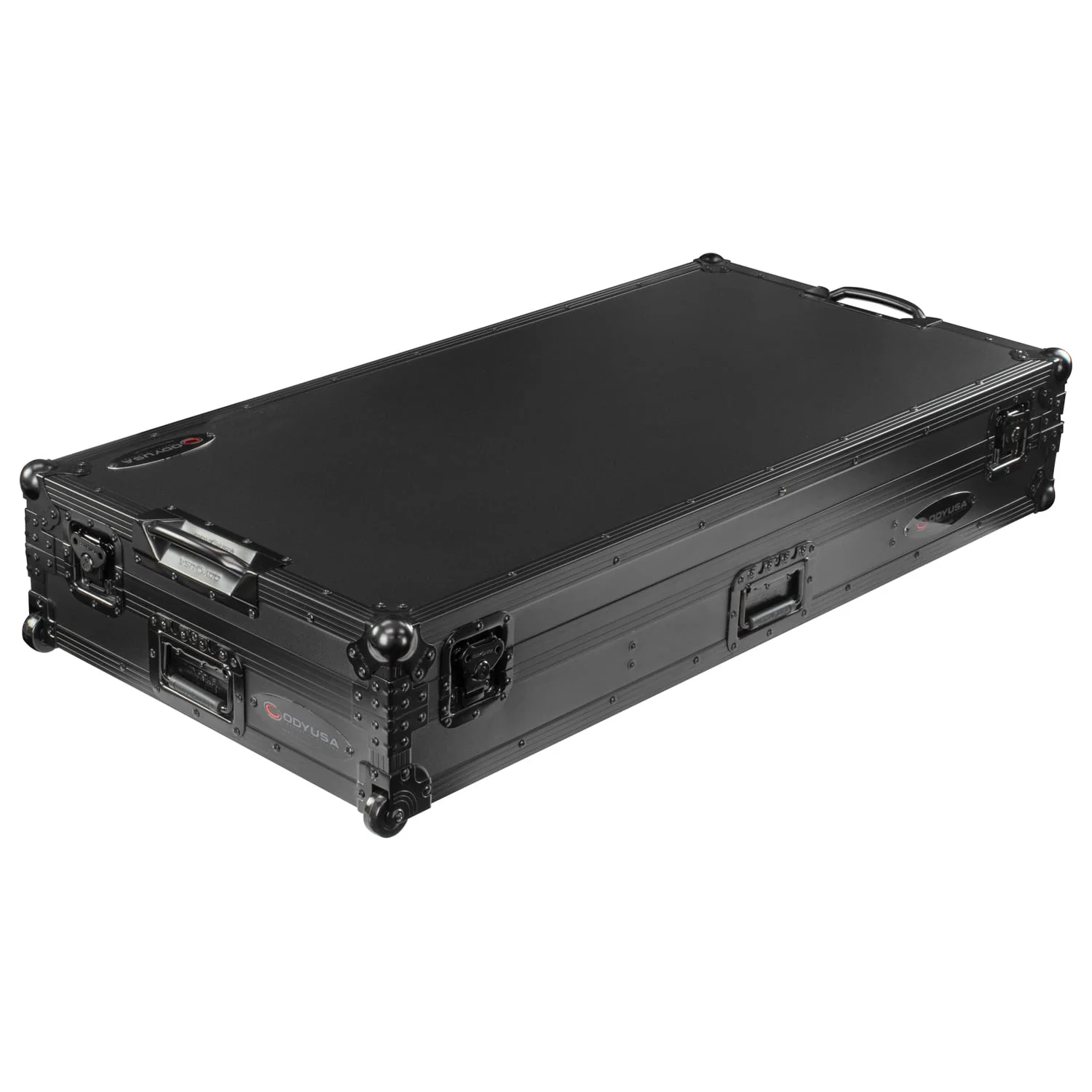 ODYSSEY FZDJMA9CDJWBL Black Label DJ Coffin Flight Case with Wheels for DJM-A9 and CDJ-3000 or Similar Size Gear - Image 3
