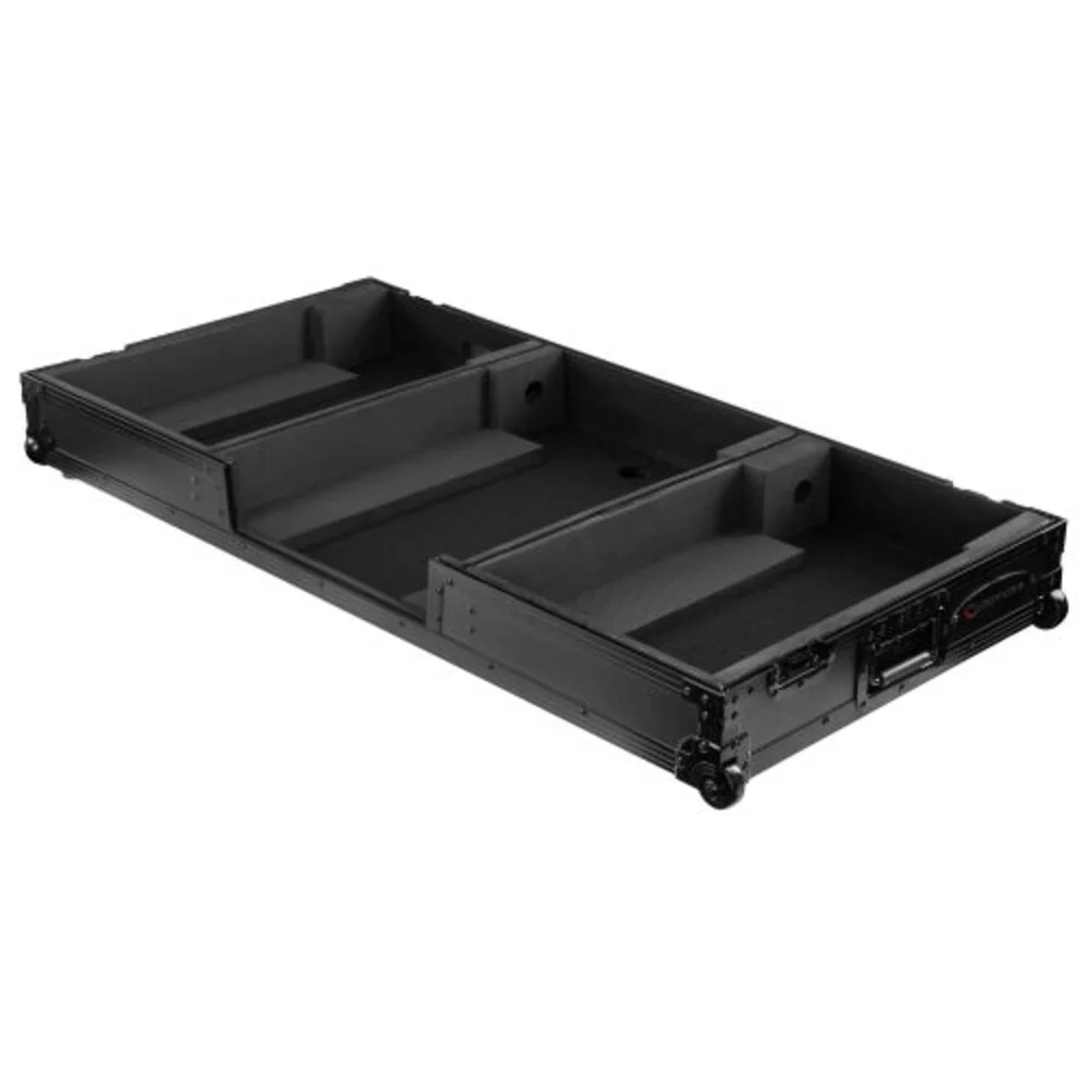 ODYSSEY FZDJMA9CDJWBL Black Label DJ Coffin Flight Case with Wheels for DJM-A9 and CDJ-3000 or Similar Size Gear - Image 5
