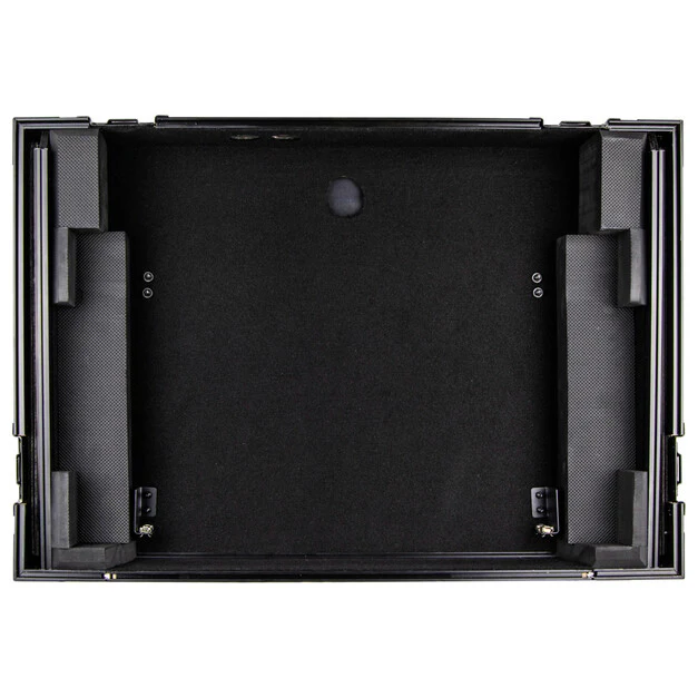 ODYSSEY FZGSPIXDJRR1BL Pioneer XDJ-RR Bottom 1U Rack Space Flight Case with Glide Platform - Image 5