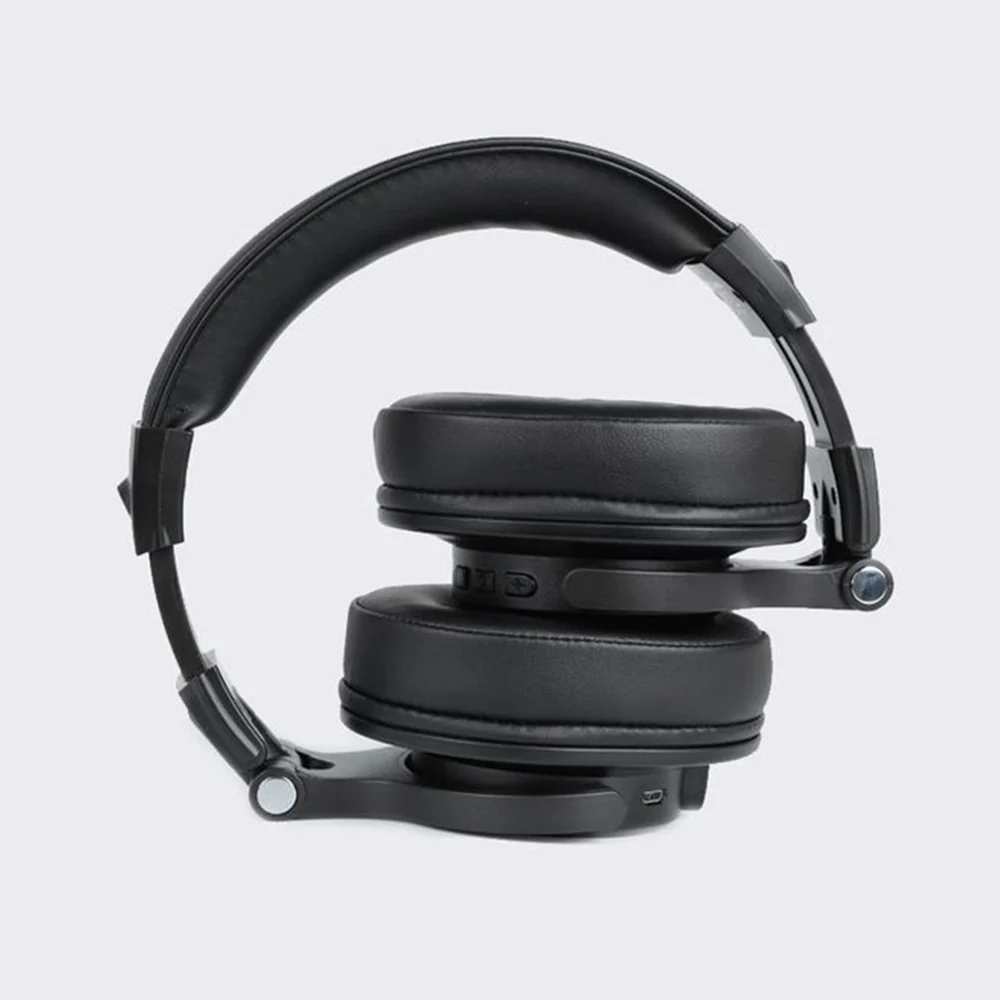 OneOdio A70 Fusion Bluetooth Over Ear Headphones, Studio DJ Headphones with Share-Port, Wired and Wireless Professional Monitor Recording Headphones with Stereo Sound for Electric Drum Piano Guitar AMP - Black - Image 3