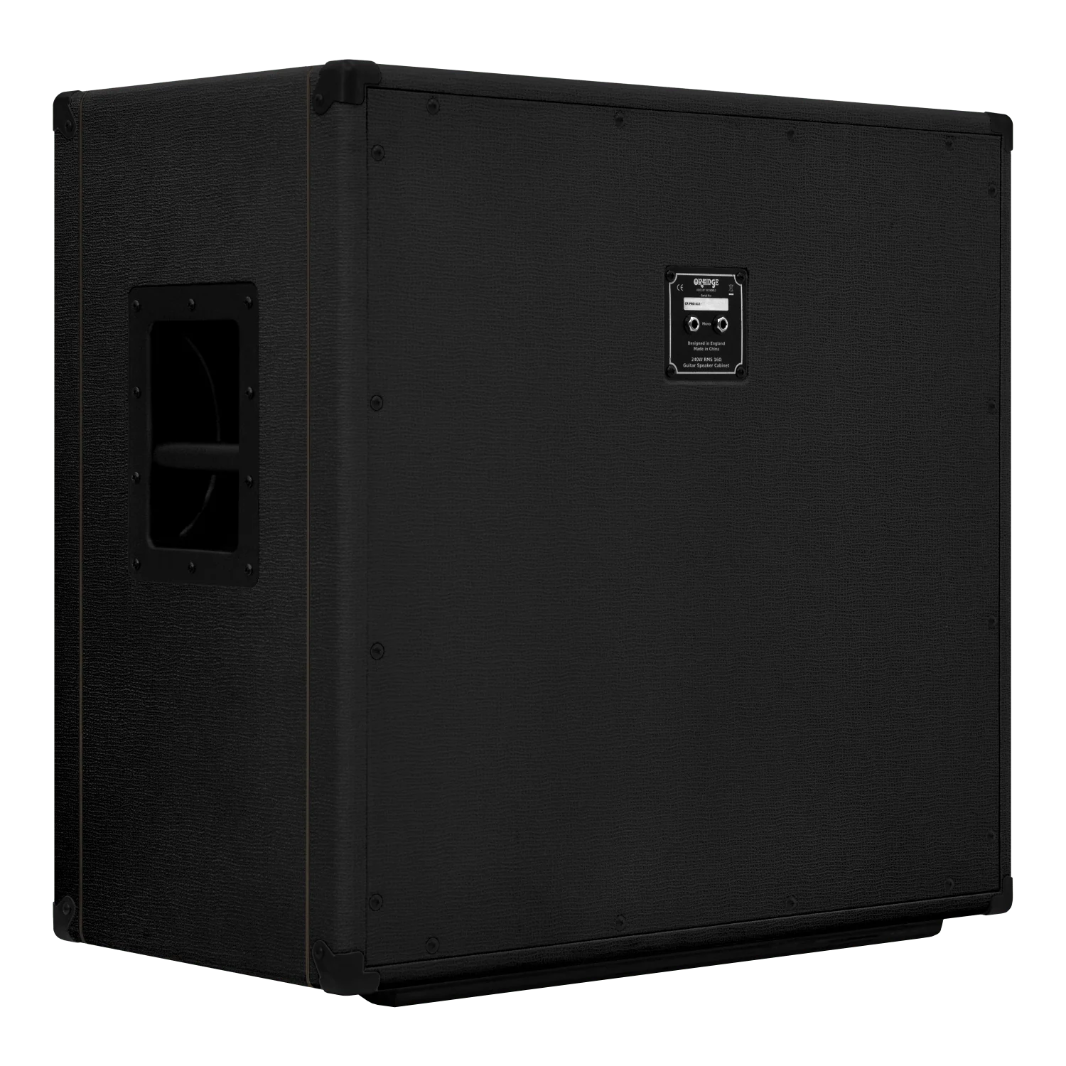 Orange Crush Pro 240-watt 4x12" Closed-back Speaker Cabinet - Black w/ Free Cover - Image 5