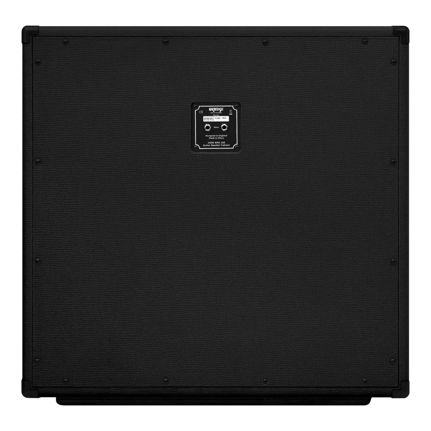Orange Crush Pro 240-watt 4x12" Closed-back Speaker Cabinet - Black w/ Free Cover - Image 6