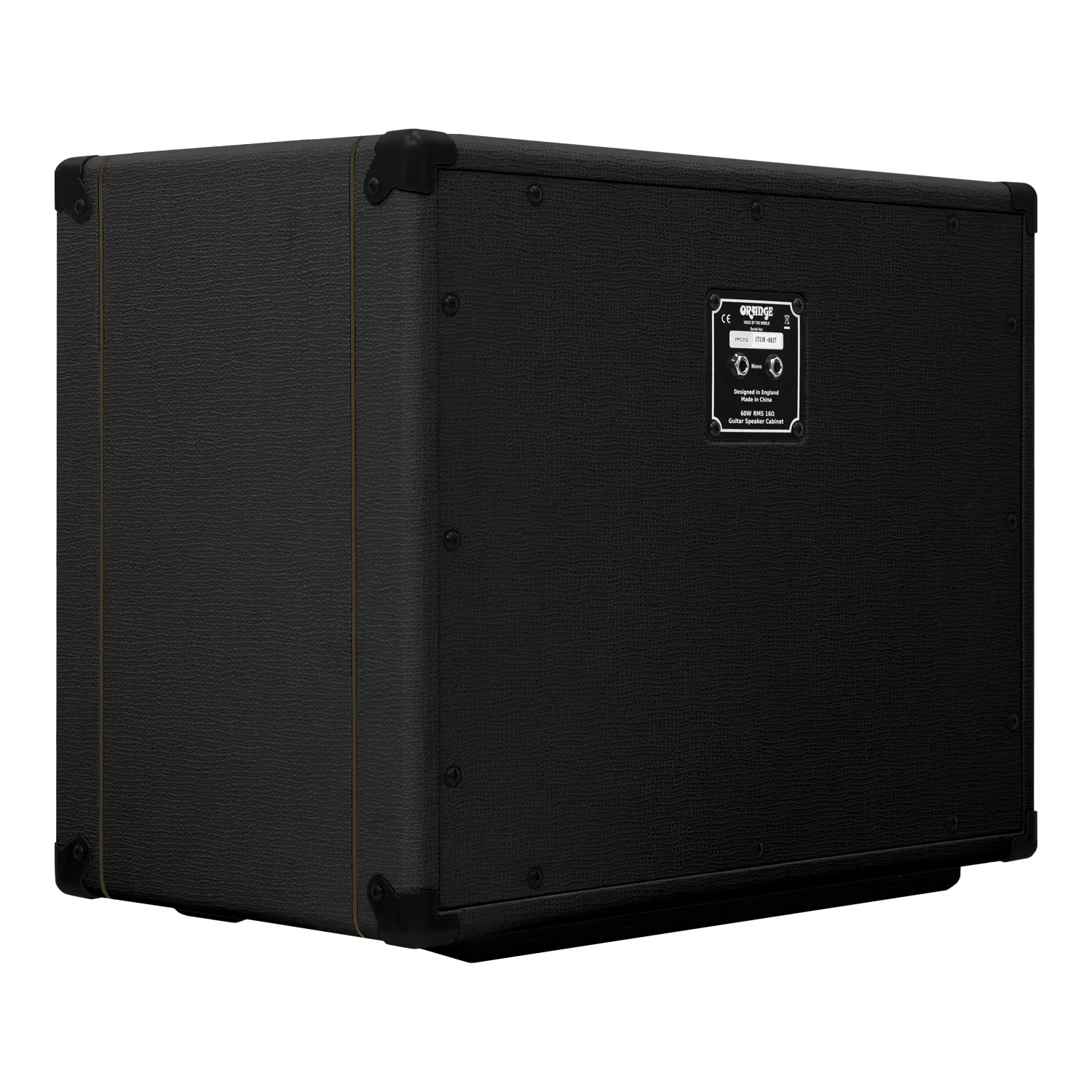 Orange PPC112 60-watt 1x12 Celestion V30 Speaker Cabinet - Black w/ Free Cover - Image 5