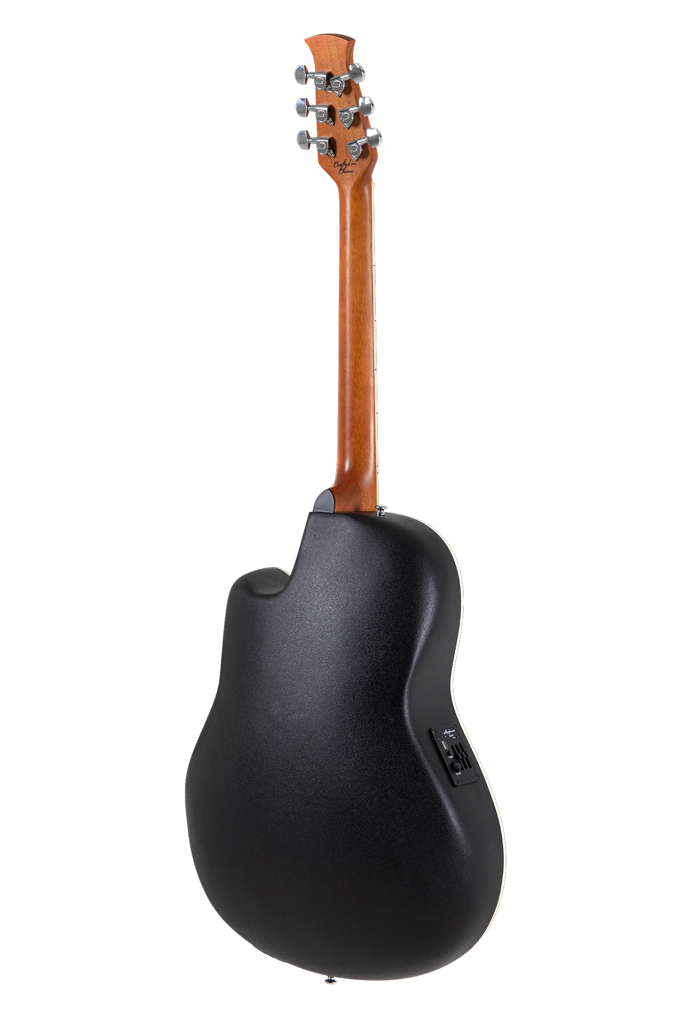 Ovation Applause AB24-5S Mid-depth Acoustic-electric Guitar - Black - Image 5