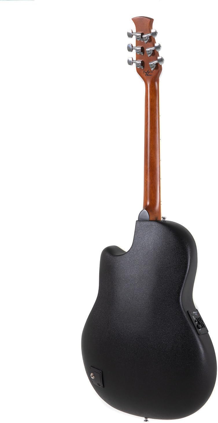 Ovation Applause AB28-5S Super Shallow Acoustic-electric Guitar - Black Satin - Image 5