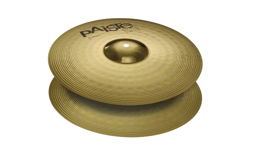 Paiste 13" 101 Brass Hi-Hat Cymbals - 13 inch (Pair)