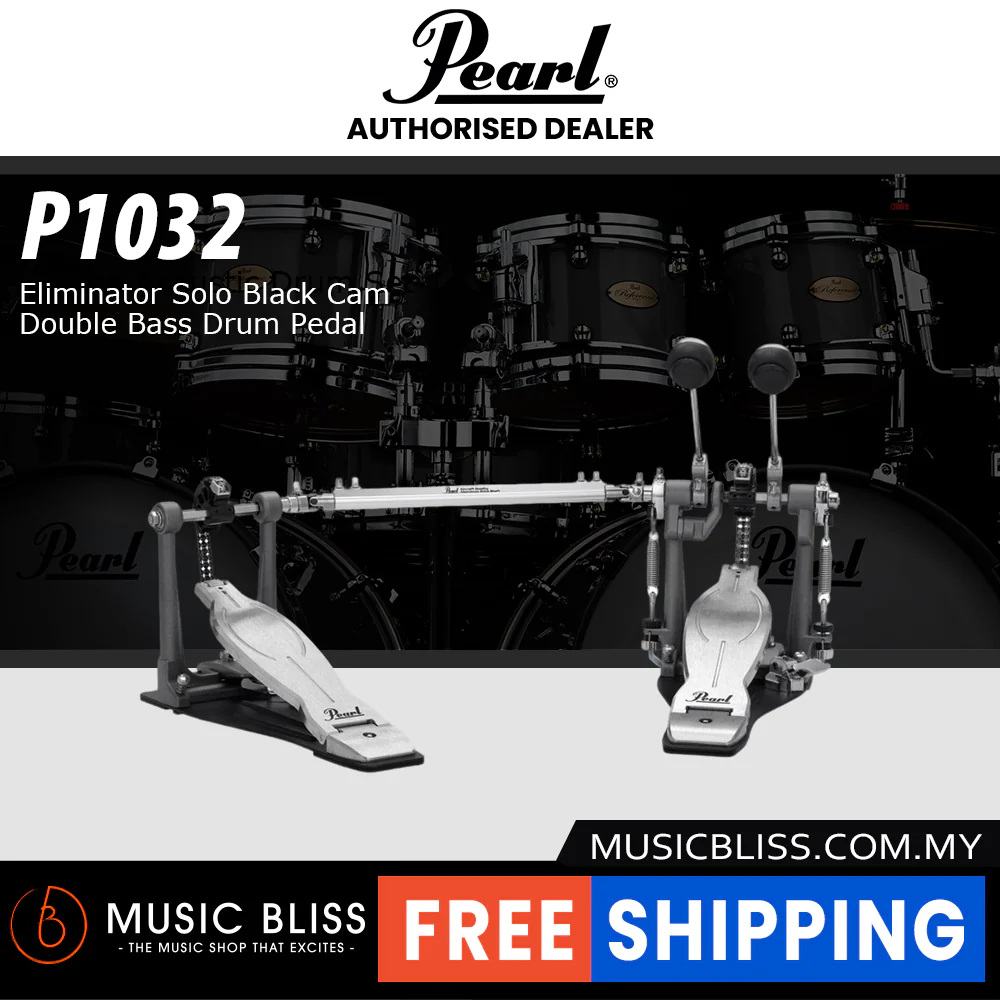 Pearl Eliminator Solo Black Cam Double Bass Drum Pedal