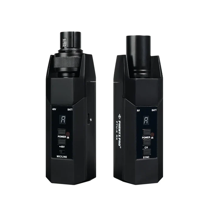 Phenyx Pro PTU-X Plug-on XLR Wireless Transmitter Receiver System w/ 16 UHF Frequencies - Image 3