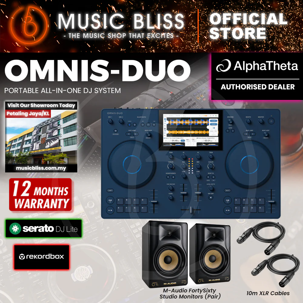 AlphaTheta Omnis Duo 2-deck Portable DJ System - Image 4