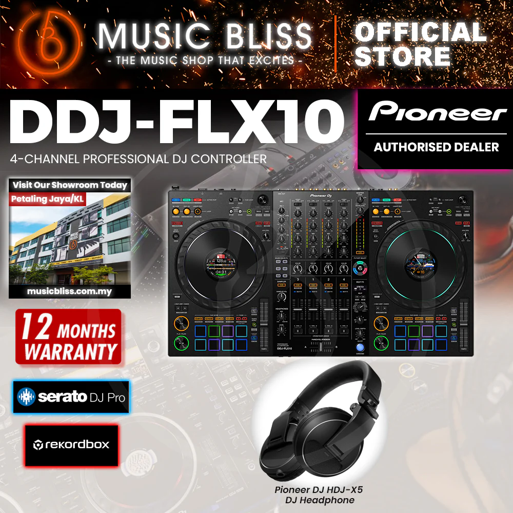 Pioneer DJ DDJ-FLX10 4-deck Rekordbox DJ Controller - Image 6