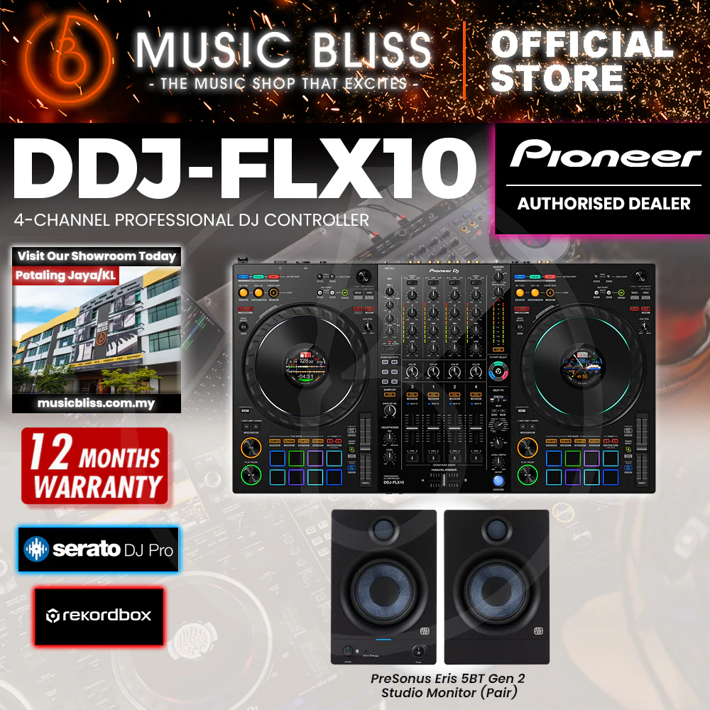 Pioneer DJ DDJ-FLX10 4-deck Rekordbox DJ Controller - Image 7
