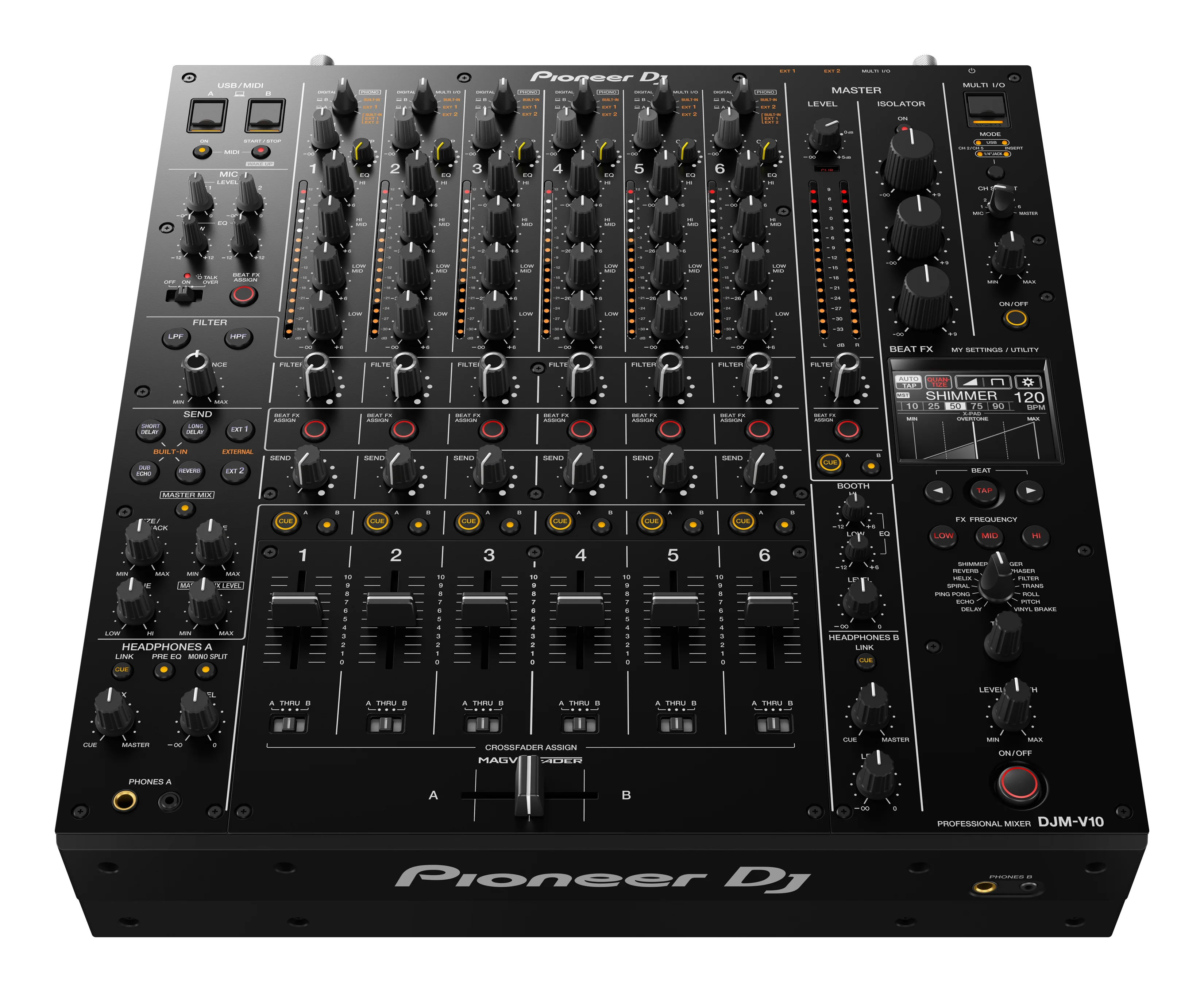Pioneer DJ DJM-V10 6-channel DJ Mixer - Image 5