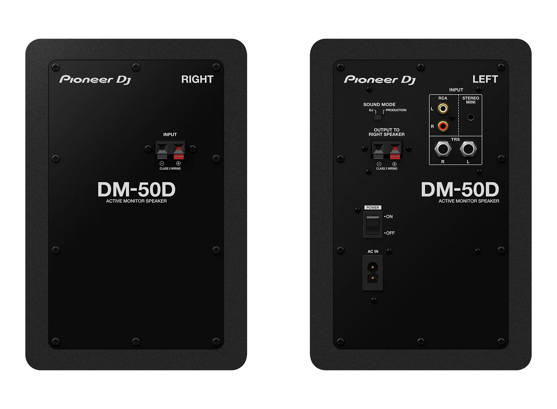 Pioneer DJ DM-50D 5-inch Active Monitor Speaker, Black - Pair - Image 3