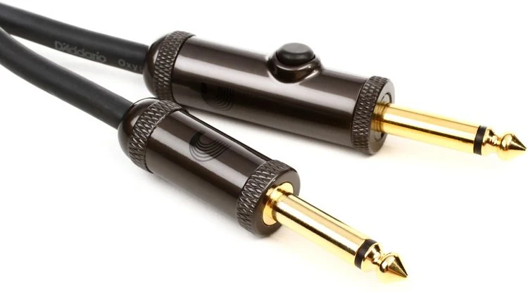 D'Addario PW-AG-15 Circuit Breaker Straight to Straight Instrument Cable - 15 feet - Image 2