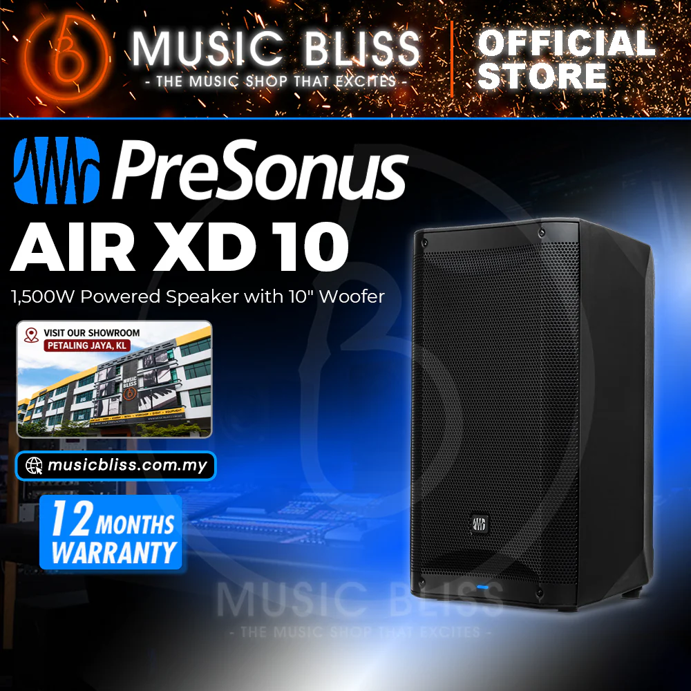 PreSonus AIR XD 10 2-Way 1x10" Active Extended Definition Loudspeaker - Image 6