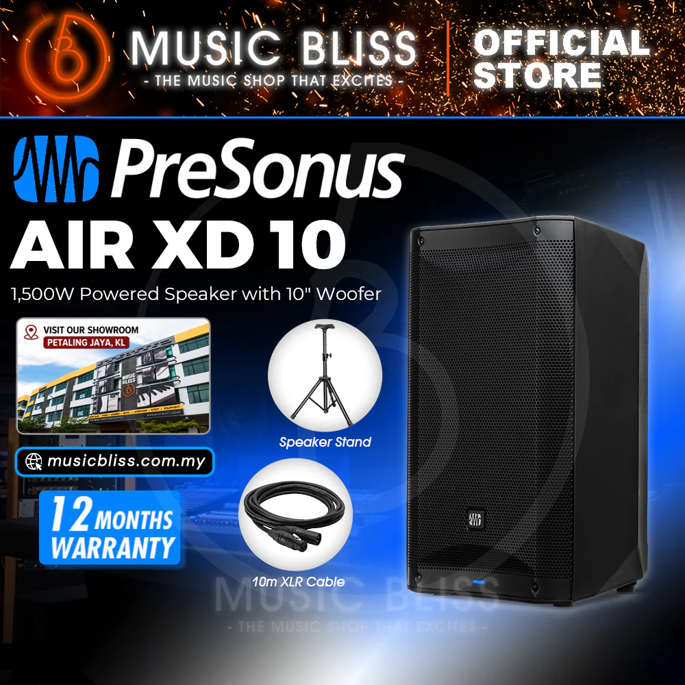 PreSonus AIR XD 10 2-Way 1x10" Active Extended Definition Loudspeaker - Image 7