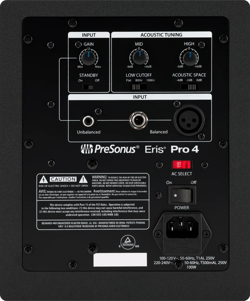 PreSonus Eris Pro 4 4.5-inch Powered Monitor - Image 4