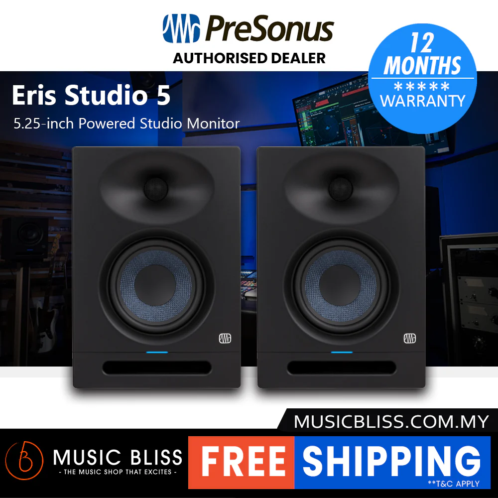 PreSonus Eris Studio 5 5.25-inch Powered Studio Monitor - Image 3