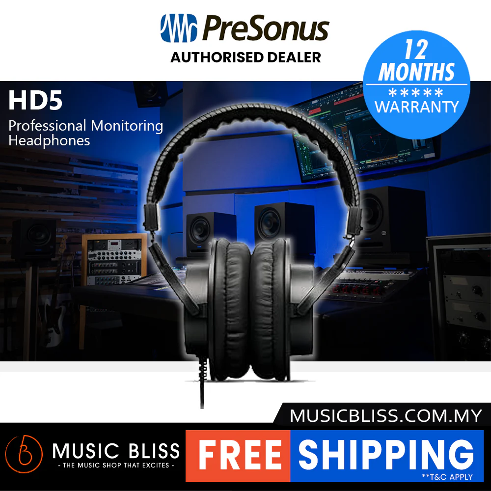 PreSonus HD5 Professional Monitoring Headphones