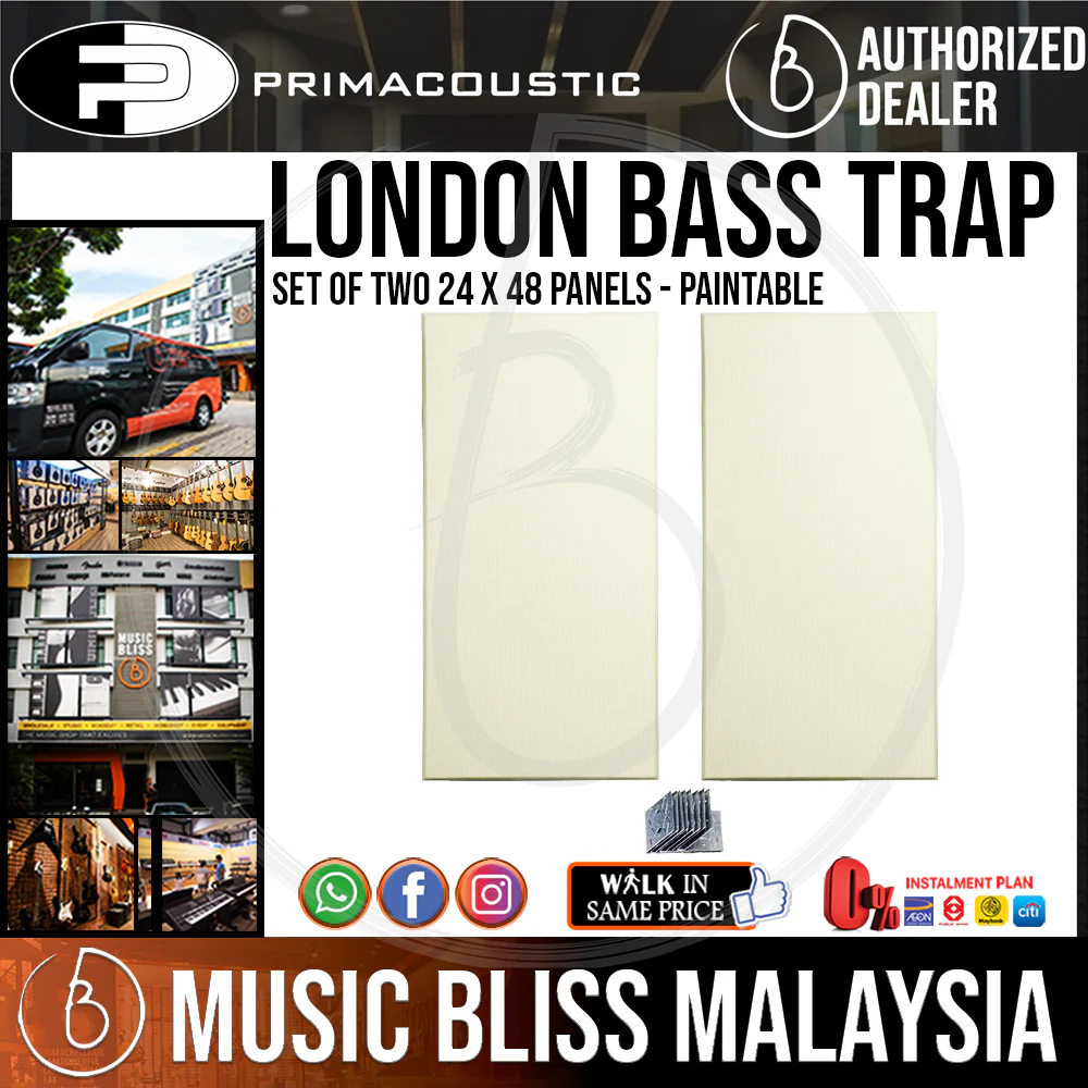 Primacoustic London Bass Trap - Paintable - Set of Two