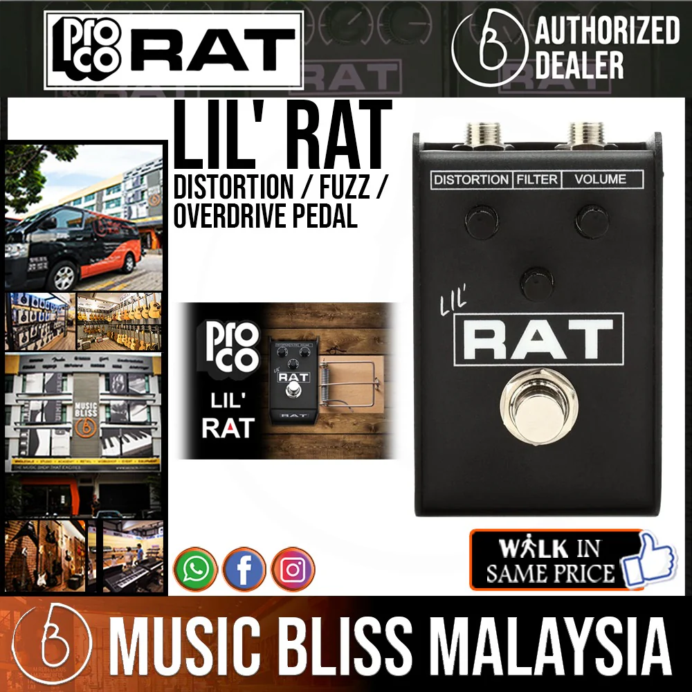Pro Co Lil' RAT Distortion / Fuzz / Overdrive Pedal