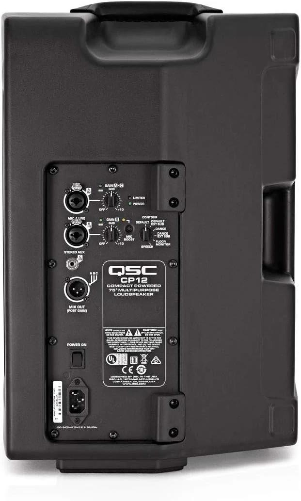 QSC CP12 1000-watt 12-inch Powered Speaker - Image 4
