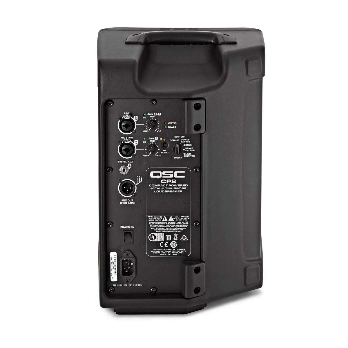 QSC CP8 1000-watt 8-inch Powered Speaker - Image 4